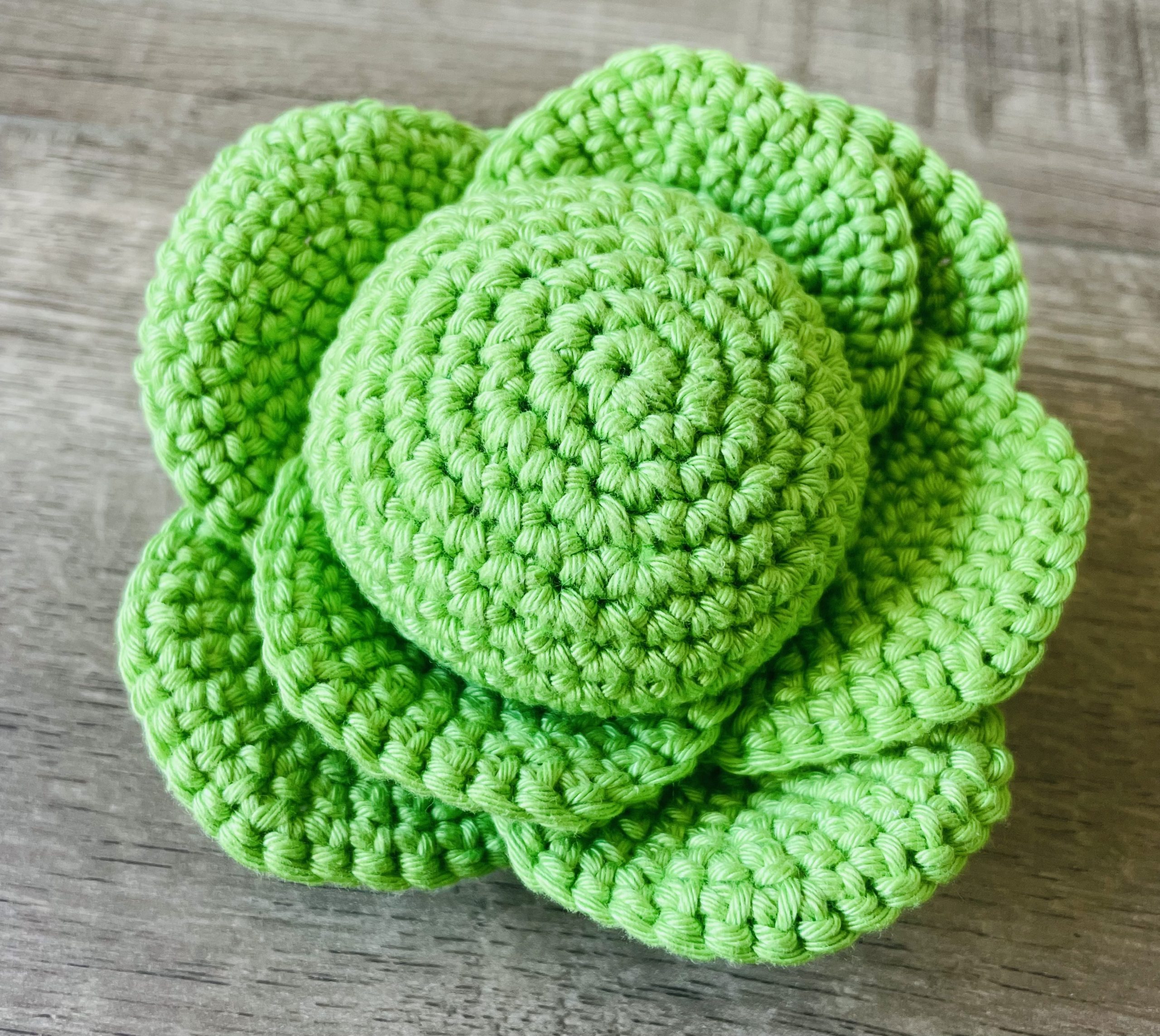 kids crochet play food cabbage
