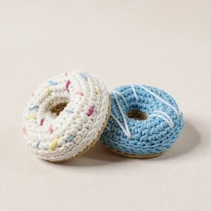 kids crochet play food donut