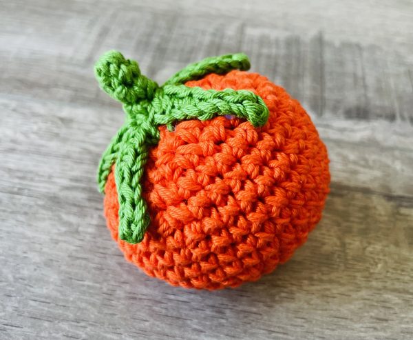 kids crochet play food tomato